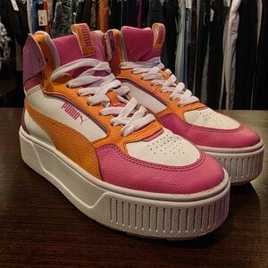 ✨ PUMA Women’s Karmen Rebelle Platform Mid Sneakers ✨ Sz 5